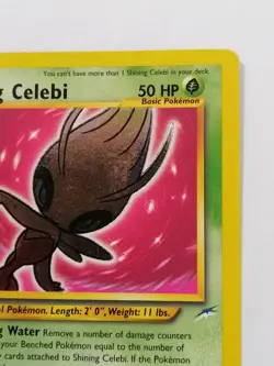 Pokemon Shining Celebi - 106/105 - Neo Destiny Secret Rare Holo Vintage - Image 3