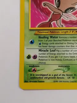 Pokemon Shining Celebi - 106/105 - Neo Destiny Secret Rare Holo Vintage - Image 5