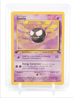GASTLY 1999 POKEMON FOSSIL 1ST EDITION UNCOMMON V 33/62 Q2045 - Image 1