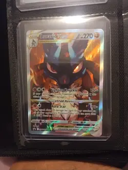 Pokemon TCG Lucario VSTAR SWSH291 Crown Zenith Promo Card Near Mint Condition - Image 1