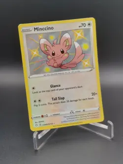 Pokemon Minccino SV093/SV122 Shining Fates: Shiny Vault Shiny Holo Rare Mint 💎 - Image 1