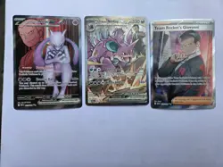 Team Rocket's Nidoking ex -213 225 233/182 Destined Rivals Pokemon TCG, NM - Image 1