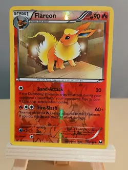 Flareon 12/108 Reverse Holo - Uncommon - Pokemon Dark Explorers - MP - Image 1