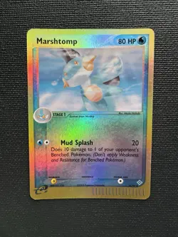 Pokemon Marshtomp 36/97 EX Dragon Reverse Holo e-Reader Vintage 2003 NM - Image 1