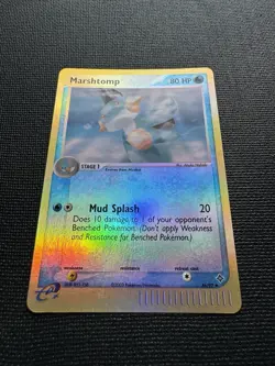 Pokemon Marshtomp 36/97 EX Dragon Reverse Holo e-Reader Vintage 2003 NM - Image 3