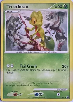 Treecko 78/99 Common Arceus Pokemon Lightly Played - Image 1