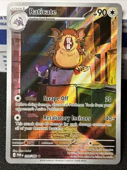 Raticate 2026 Pokemon TCG #099/088 ME03 Perfect Order Illustration Rare Holo - Image 1