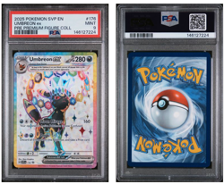 141612422 Umbreon ex 2025 Pokemon SV Prismatic Evolutions Promo #176 PSA 9 - Image 1