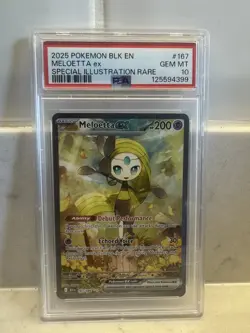 PSA 10 Meloetta ex 167/086 Black Bolt Pokemon TCG Gem Mint - Fast ✅ UK - Image 2