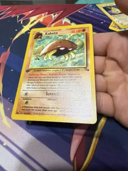 POKEMON FOSSIL KABUTO #50/62 COMMON 1ST EDITION - Image 4