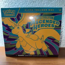 Pokemon Ascended Heroes ETB New 2026 Factory Sealed elite trainer box - Image 1