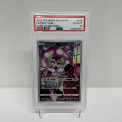 Pokemon Spiritomb 076/071 JPN Dark Phantasma Full Art Rare Holo PSA 10 60HP - Image 1