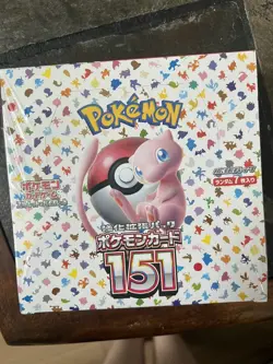 2023 Pokemon TCG JPN Scarlet & Violet 151 Booster SV2a Sealed Box 20 Packs RJ25 - Image 1