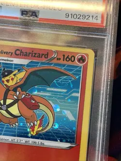 (SWIRL🌀) 2022 Special Delivery Charizard PSA 9 Pokemon Center SWSH#075 UK-HOLO - Image 2