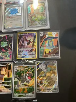 Lot Of 9 S & V Mega Evolution Phantasmal Paldean Fates Pokemon Mixed Lot - Image 5