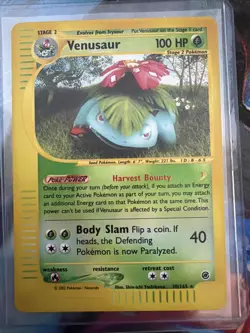 Venusaur 030/165 Expedition Base Set Reverse Holo Rare Pokemon Nintendo e-reader - Image 1