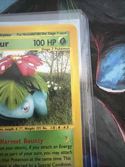 Venusaur 030/165 Expedition Base Set Reverse Holo Rare Pokemon Nintendo e-reader - Image 3