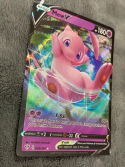 Mew V 69/189 Full Art Ultra Rare Darkness Ablaze Pokemon TCG | Fast Shipping - Image 1