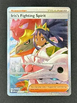 Iris’s Fighting Spirit 292/217 SIR Pokemon TCG Ascended Heroes NM - Image 1