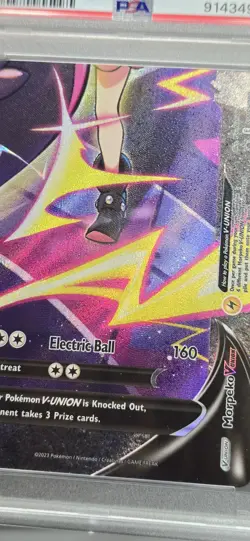 2023 POKEMON SWSH BLACK STAR PROMO #290 FULL ART/MORPEKO V-UNION PSA 9 - Image 2