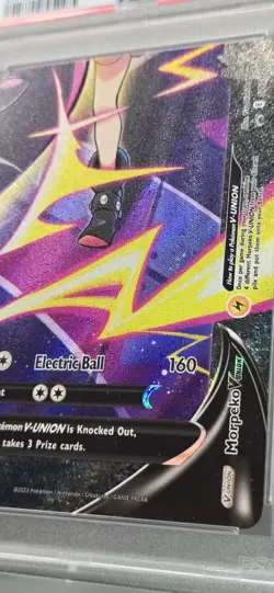 2023 POKEMON SWSH BLACK STAR PROMO #290 FULL ART/MORPEKO V-UNION PSA 9 - Image 3