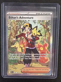 Ethan's Adventure - 236/182 - Pokemon Destined Rivals Special Illustration NM - Image 1