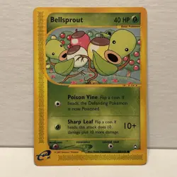 Pokemon TCG Bellsprout 68/147 Common Aquapolis Set LP EXCELLENT - Image 1
