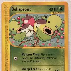 Pokemon TCG Bellsprout 68/147 Common Aquapolis Set LP EXCELLENT - Image 2