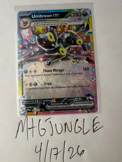 Umbreon ex - 060/131 060/131 Holo SV: Prismatic Evolutions Pokemon NM - Image 1