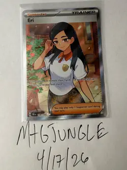 Eri 136/131 Holo Ultra Rare SV: Prismatic Evolutions Pokemon Near Mint - Image 1