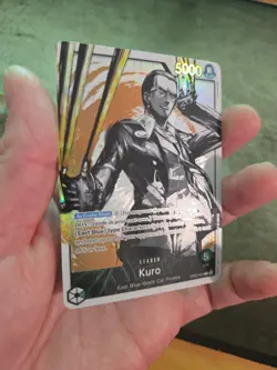 One Piece TCG Kuro OP03-021 Alt Art Leader Pillars Of Strength English NM - Image 3