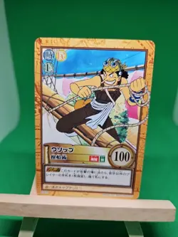 NM Usopp Strawhats C464 Carddass One Piece Hyper Battle Bandai Tcg Ccg 2001 JP - Image 1