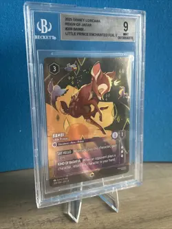 Disney Lorcana Bambi - Little Prince Enchanted Rare 209/204 - Reign Of Jafar - Image 1