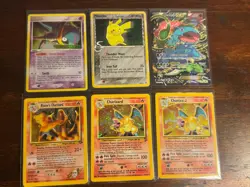 Pokemon Cards - Charizard Base & 2, Blaine’s Charizard, Deoxys, Pikachu Venusaur - Image 1