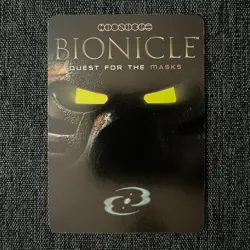 LEGO Bionicle TCG Quest For The Masks #207 CHALLENGE CARD 1st Edition FOIL - Image 2