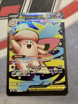 Mega Clefable ex - Ultra Rare Pokemon Card POR 103/088 - Image 1