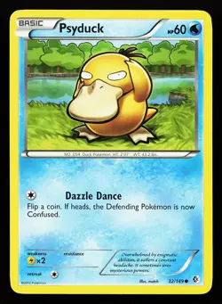 Psyduck 32/149 Common Boundaries Crossed Pokemon Card - Image 1