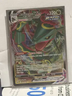 Rayquaza VMAX Crown Zenith Ultra Rare Card 102/159 - Image 1
