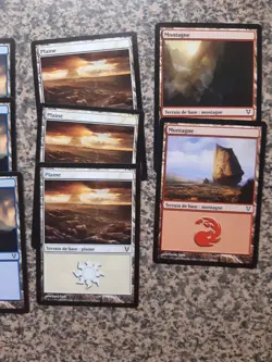 MTG 11 mixed basic land cards - French - Avacyn Restored - Image 2