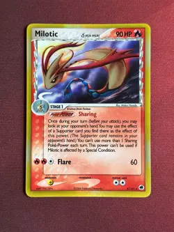 MILOTIC d [Delta Species] 5/101 EX Dragon Frontiers HOLO Pokemon TCG card NM+ - Image 1
