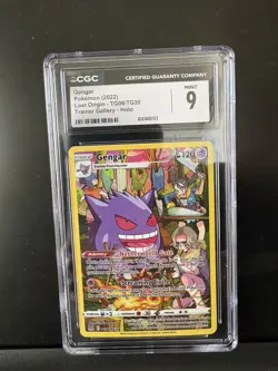 CGC 9 MINT GENGAR 2022 Lost Origin TG06/TG30 Trainer Gallery Holo Pokemon Card - Image 1