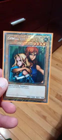 YuGiOh: "Gemini Elf" - PLATINUM SECRET RARE - RA03 - Sharp Mint New! - Image 1