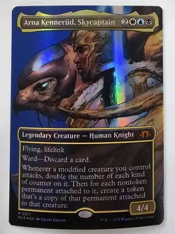 Arna Kennerud, Skycaptain (Borderless) *Foil* - MTG Modern Horizons 3 - Image 1