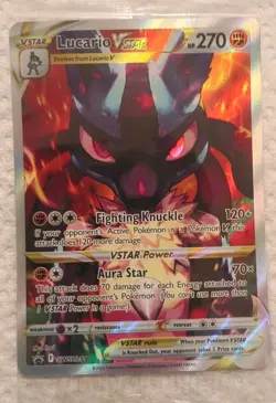Lucario VSTAR SWSH291 SWSH: Sword & Shield Promo Cards Holo - Image 1