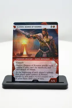 1x Alexios, Deimos of Kosmos (Showcase) NM FOIL Assassin's Creed (ACR) MTG - Image 1