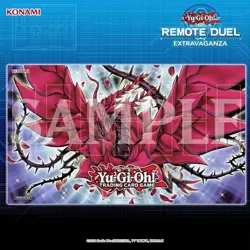 YuGiOh 2021 Remote Duel Extravaganza Game Mat Playmat Black Rose Dragon SEALED - Image 3
