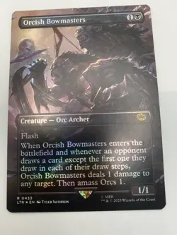 IA MTG Orcish Bowmasters LOTR Rare 0433 FOIL NEAR MINT - Image 1