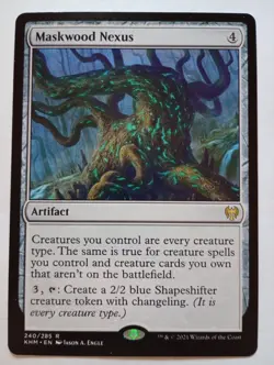 MTG Maskwood Nexus, NM-Mint, English Kaldheim - Image 1