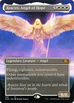 MTG Avacyn, Angel of Hope Double Masters Borderless Mythic Rare - Image 1
