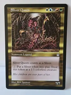 Mtg 🔥🔥 Sliver Queen 🔥🔥 Stronghold NM/LP 🌟RARE🌟 VINTAGE Magic The Gathering - Image 1